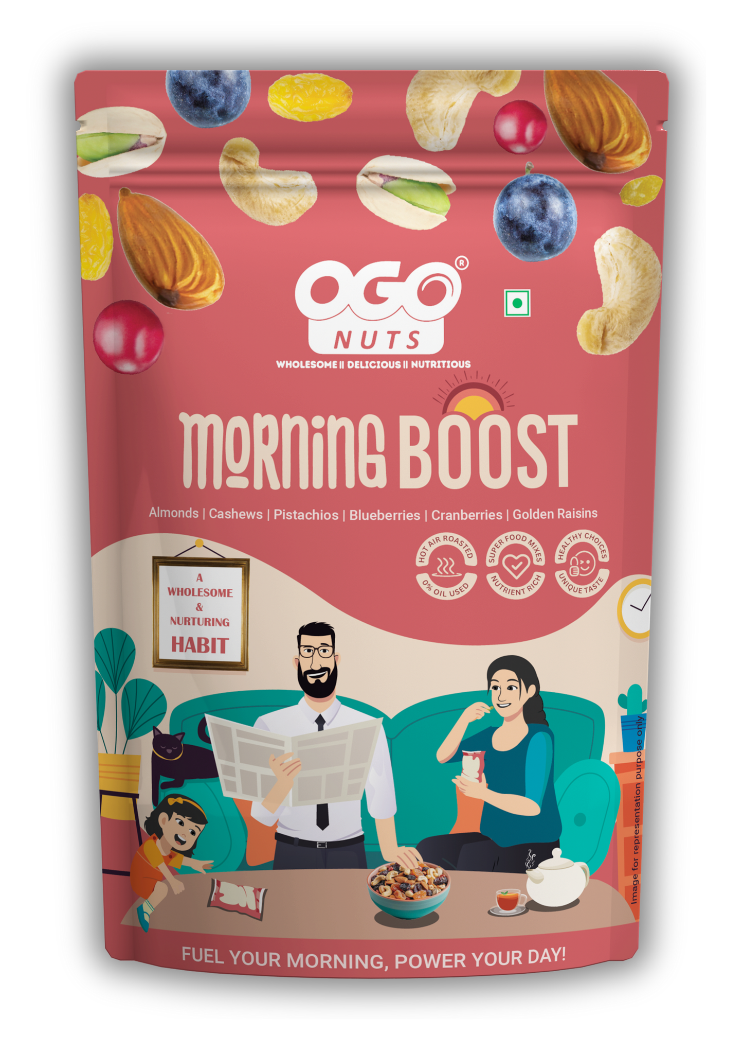 Morning Boost Super Snack Mix 100g